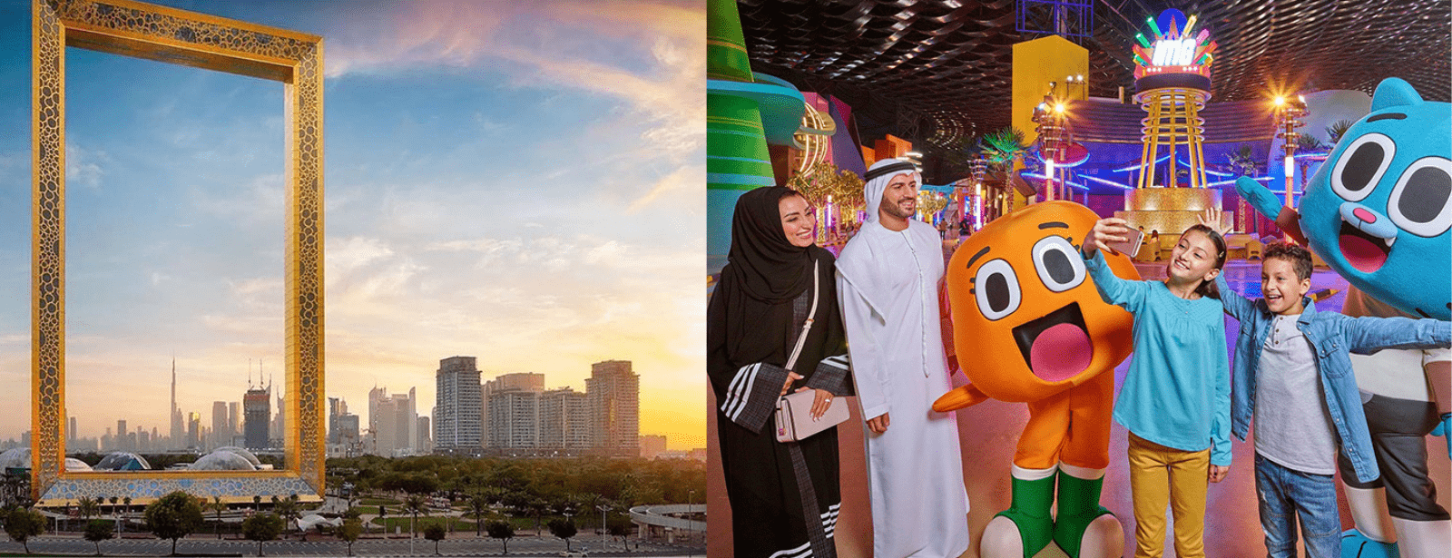IMG Park  + Dubai Frame - Combo Combos and more adventures at bahrainmegadeals.com