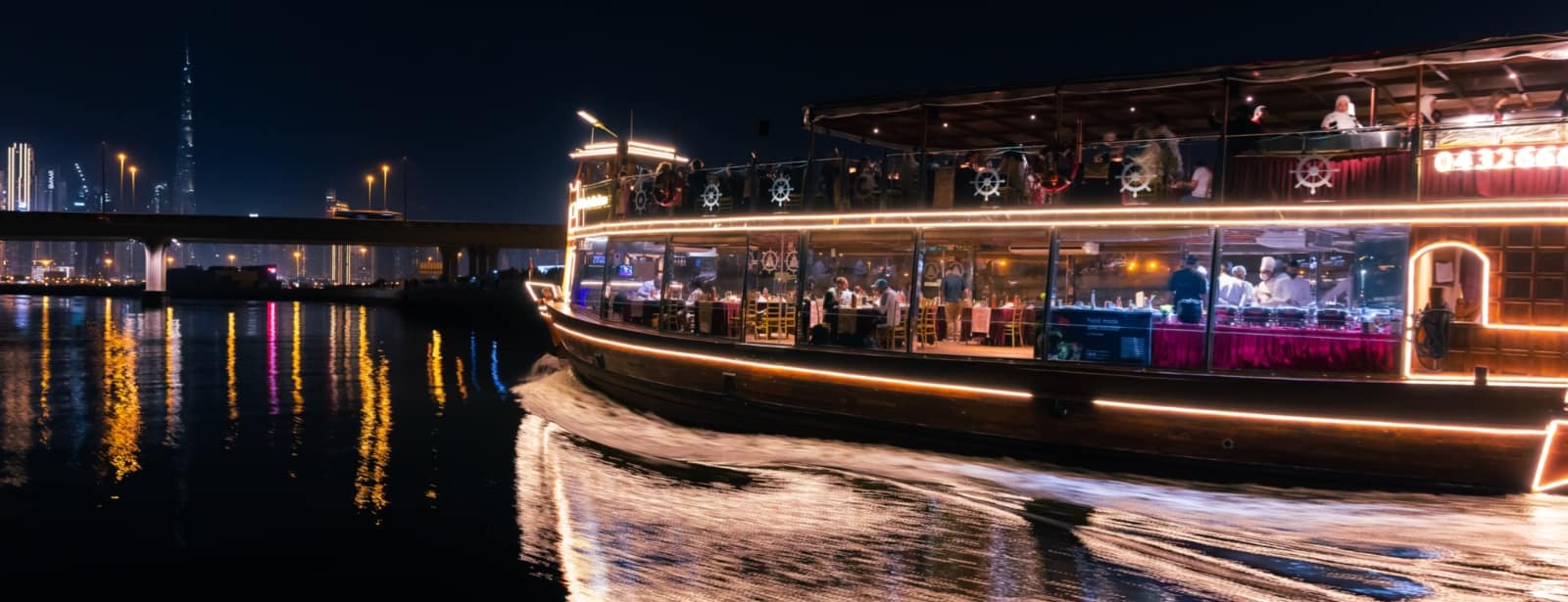 Luxury Canal Dhow Cruise Boat Tours and Cruises at bahrainmegadeals.com