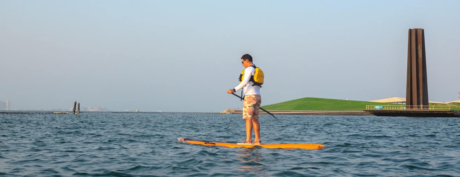Paddling at MIA Park Water Sports at bahrainmegadeals.com