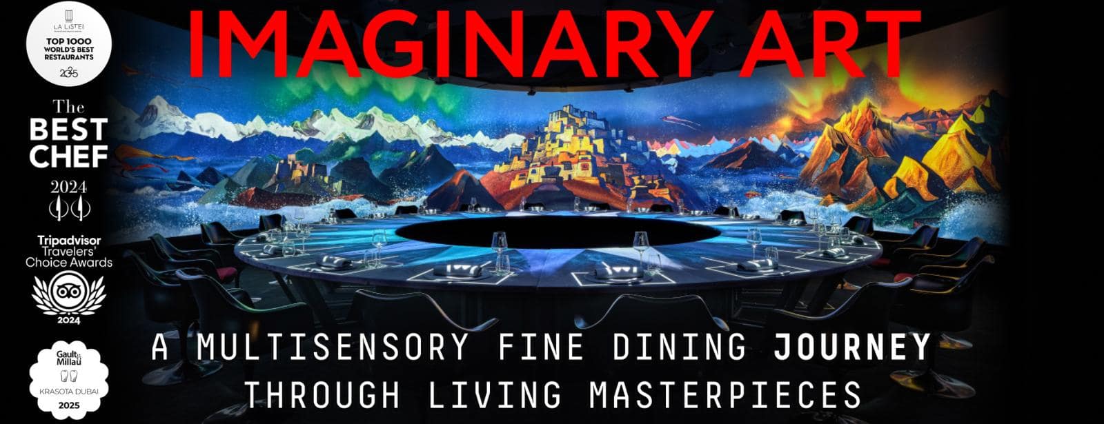 IMAGINARY ART Show in KRASOTA Restaurant Dining Experiences at bahrainmegadeals.com