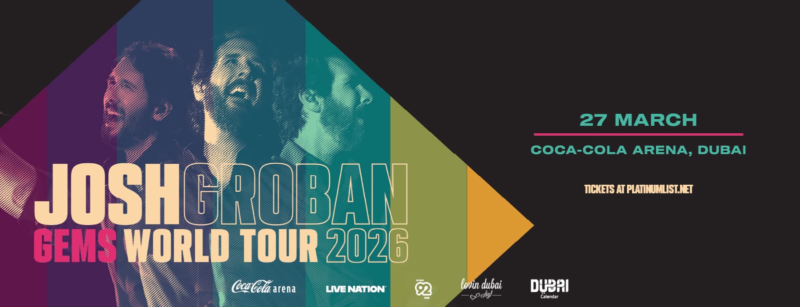 Josh Groban - Gems World Tour in Dubai Concerts at bahrainmegadeals.com
