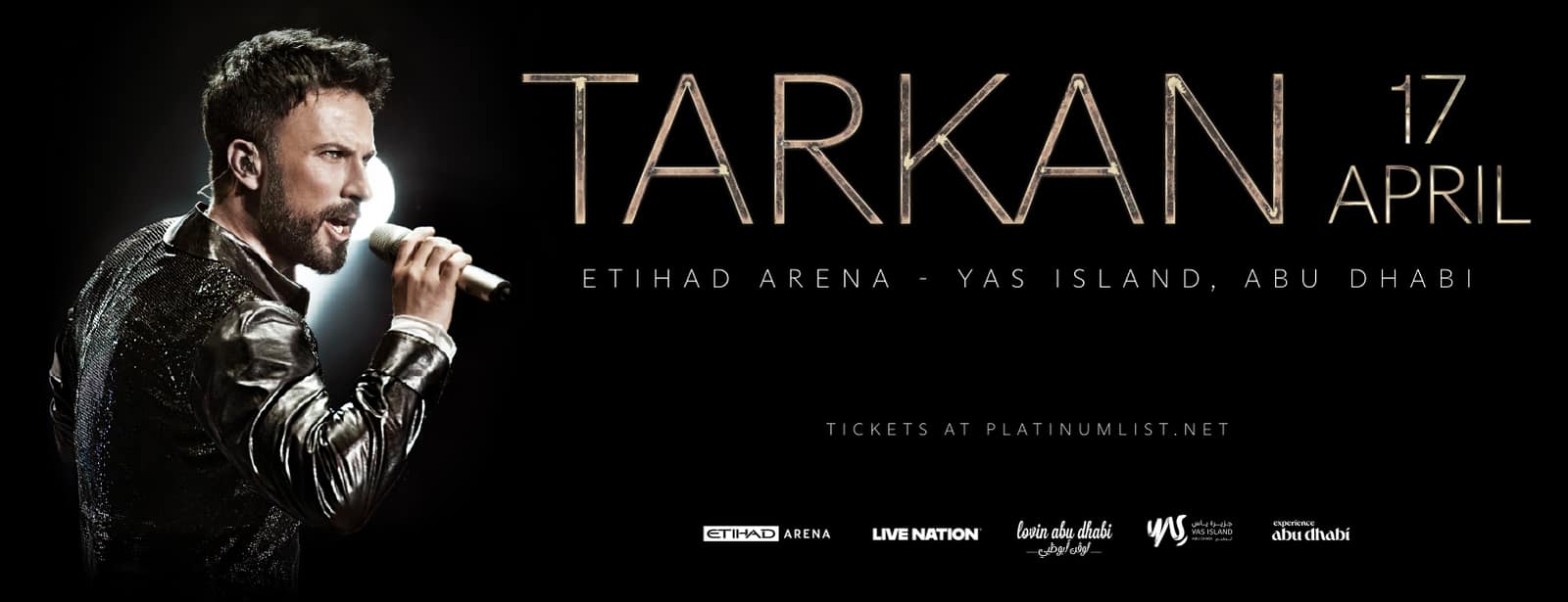 Tarkan at Etihad Arena in Abu Dhabi Concerts at bahrainmegadeals.com
