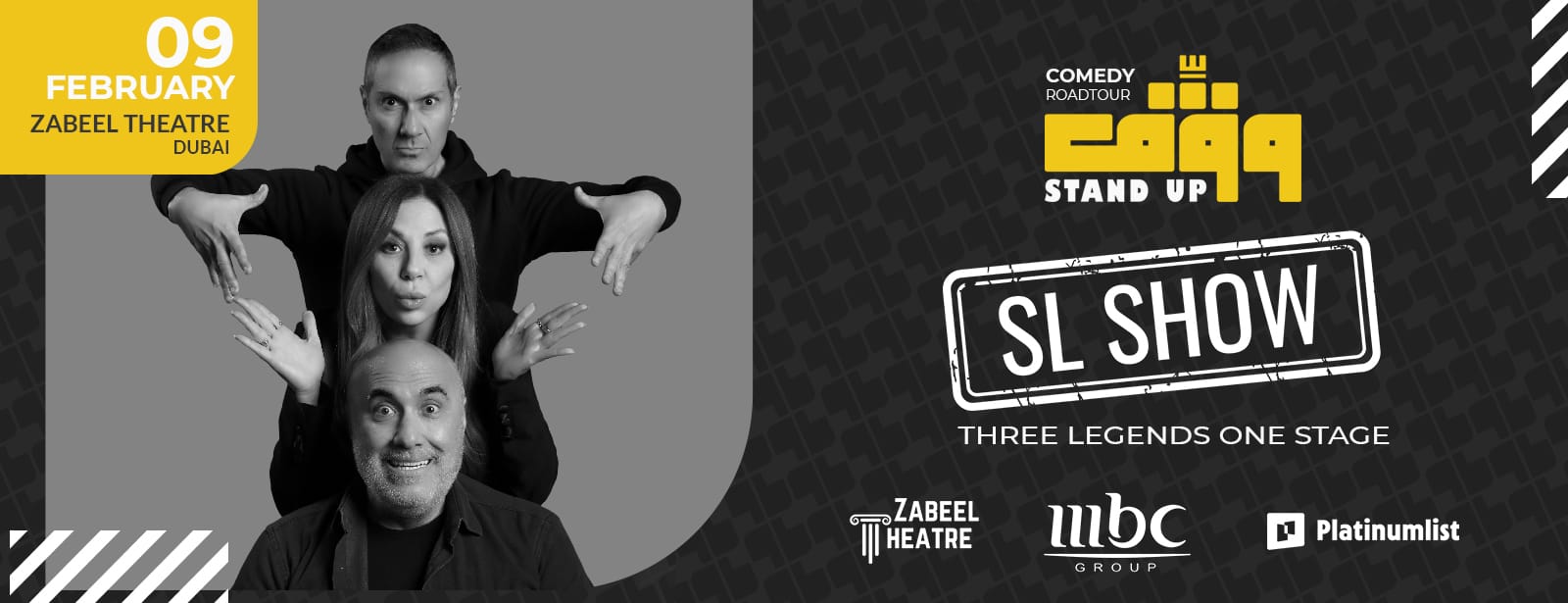 Wagef! SL Show - Three Legends. One Stage Live in Dubai Arabic Events at directholidaysme.com Wagef! SL Show - Three Legends. One Stage Live in Dubai Arabic Events at bahrainmegadeals.com