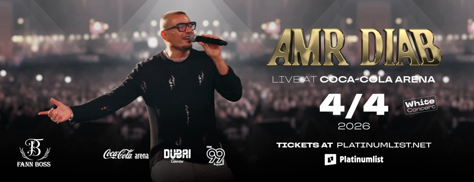 Amr Diab 2026 in Dubai Concerts at bahrainmegadeals.com