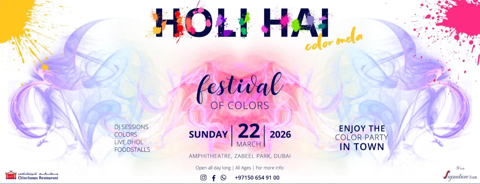 Holi Hai - Color Mela in Dubai 2026 Holi Events at bahrainmegadeals.com