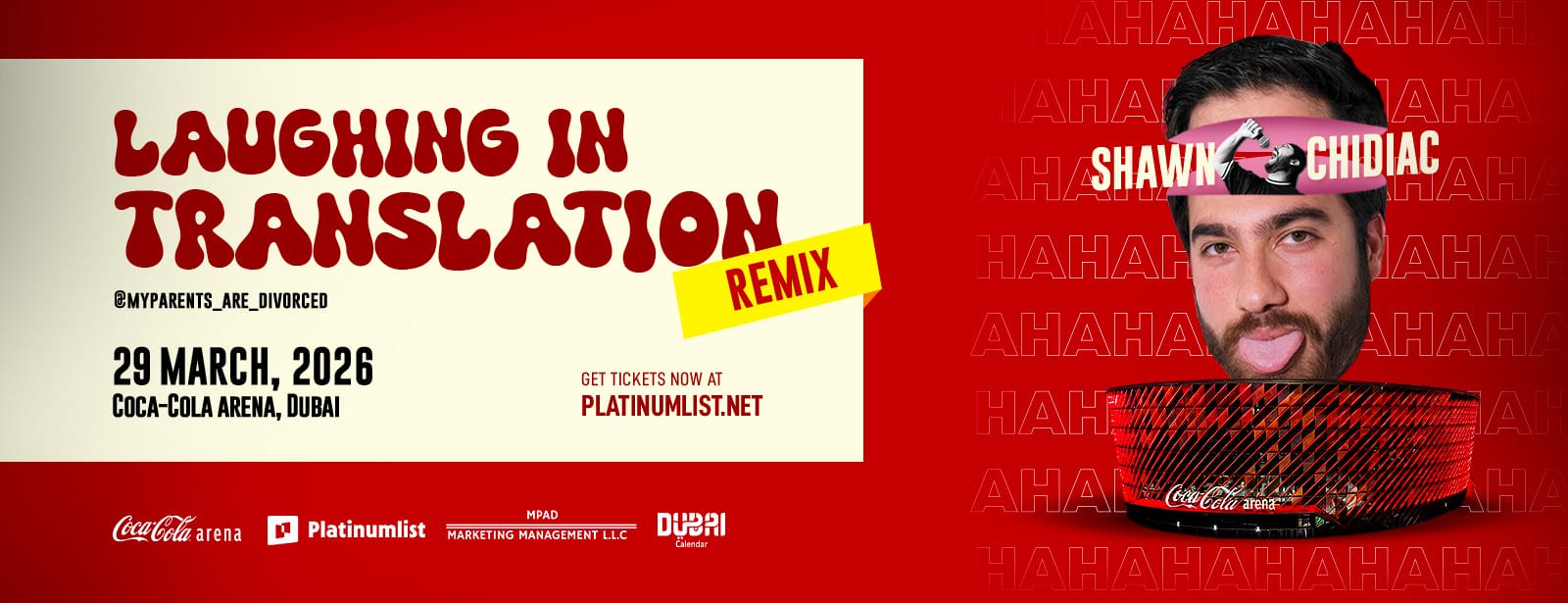 Shawn Chidiac Live - Laughing in Translation  Remix Comedy Events at bahrainmegadeals.com