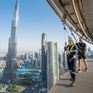 At the Top level 124 + Edge Walk - Burj Khalifa by Sky Views Dubai