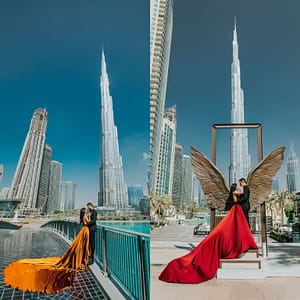 Burj Khalifa Flying Dress Videography Shoot - Recently Added Experiences by Wings of Mexico