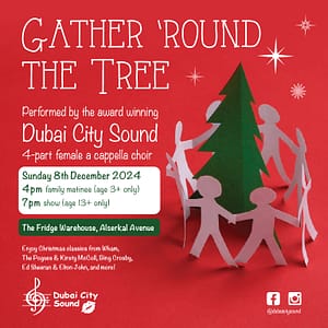 Christmas Concert with Dubai City Sound Choir at The Fridge in Dubai - Christmas Events by The Fridge Warehouse