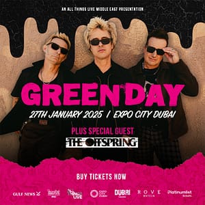 Green Day 2025 Live in Expo City Dubai - Concerts by Expo City Arena