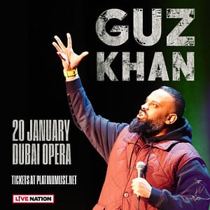 Guz Khan Live at Dubai Opera - Comedy Events by Dubai Opera