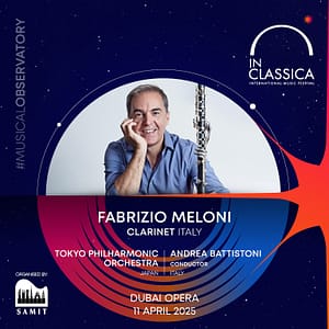 InClassica International Music Festival Presents Mediterranean Magic with the Tokyo Philharmonic Orchestra at Dubai Opera - Classical Events by Dubai Opera