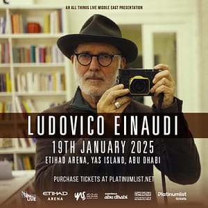 Ludovico Einaudi 2025 Live in Abu Dhabi - Classical Events by Etihad Arena