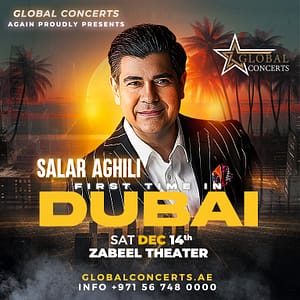 Salar Aghili By Global Concerts at Zabeel Theatre - Concerts by Zabeel Theatre - Jumeirah Zabeel Saray