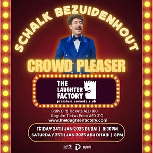 The Laughter Factory Presents NETFLIX STAR SCHALK BEZUIDENHOUT - Comedy Events by The Agenda