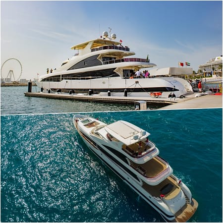 Dubai Harbour Superyacht Experience with Live station & Drinks - Boat Tours and Cruises by Dubai Harbour by Xclusive Yachts