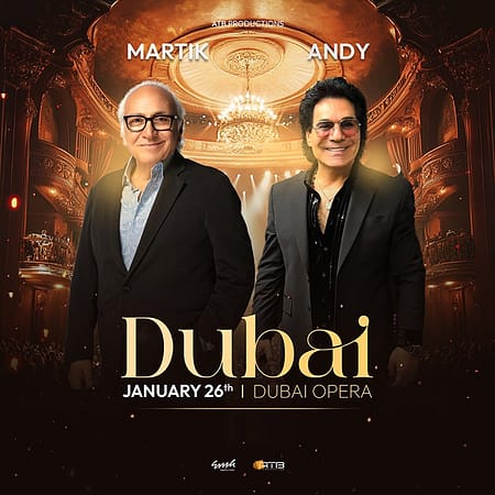 Martik and Andy at Dubai Opera - Persian Events by Dubai Opera