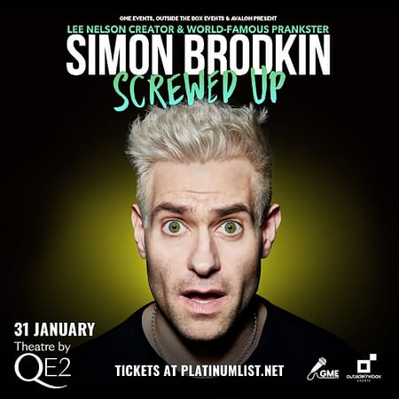 Simon Brodkin at Theatre by QE2 in Dubai - Comedy Events by Theatre by QE2