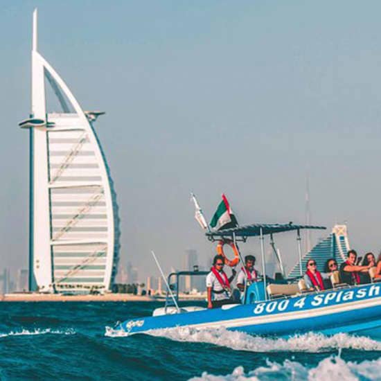 90 Minutes Speedboat Tour: Dubai Marina