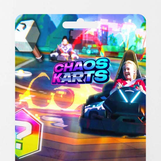 Chaos Karts Dubai - Gift Card at Active Games