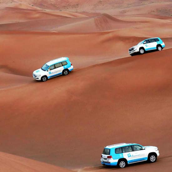 Desert Evening Safari + BBQ Dinner at Big Bus Parking - Abu Dhabi Mall