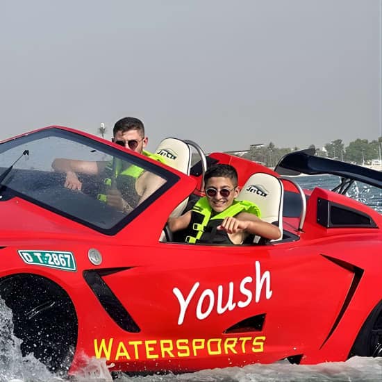 Dubai: 30Min Jetcar Dubai Tour of Burj Al Arab at Yoush Water Sports Jetski Dubai