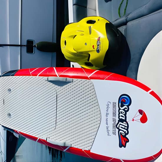 EFoil and Hydrofoil Surfboard Activity in Dubai at Sea Life Watersports Dubai