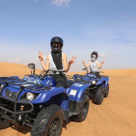 Morning Desert Safari: Camel Ride, Sandboarding and Arabic Coffee & Dates at Dubai Mall, Big Bus Parking, Dubai, United Arab Emirates