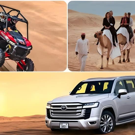 Desert Safari with Quad Bike Camel ride