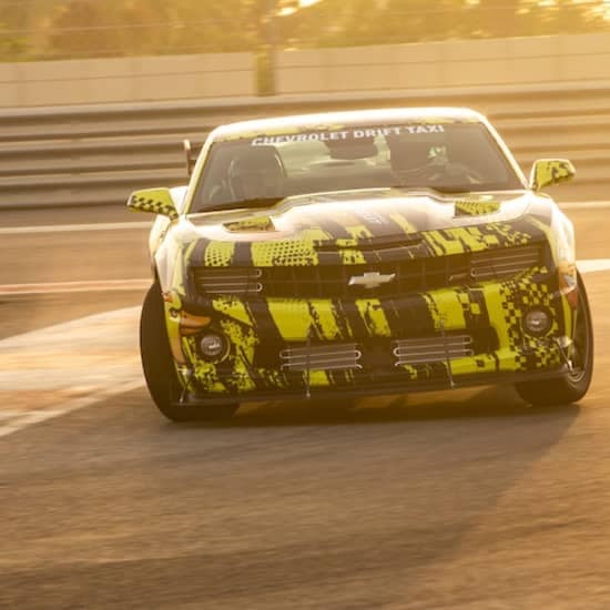 Yas Marina Chevrolet Drift Taxi Passenger Experience at Yas Marina Circuit Yas Marina Chevrolet Drift Taxi Passenger Experience at Yas Marina Circuit