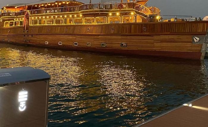 Dhow dinner cruise on Dubai creek - Boat Tours and Cruises by Rustar Dhow Cruise Dubai