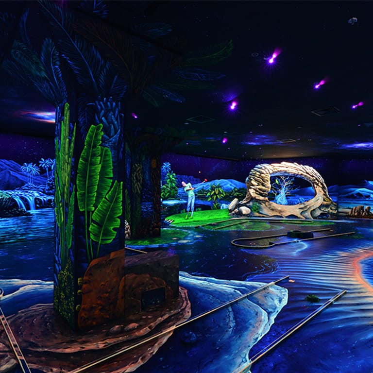 3D Blacklight Minigolf Tickets - Indoor Attractions by 3D Blacklight Minigolf Dubai - United Arab Emirates