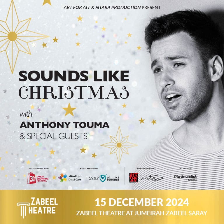 Anthony Touma - Sounds Like Christmas at Zabeel Theatre in Dubai - Classical Events by Zabeel Theatre - Jumeirah Zabeel Saray