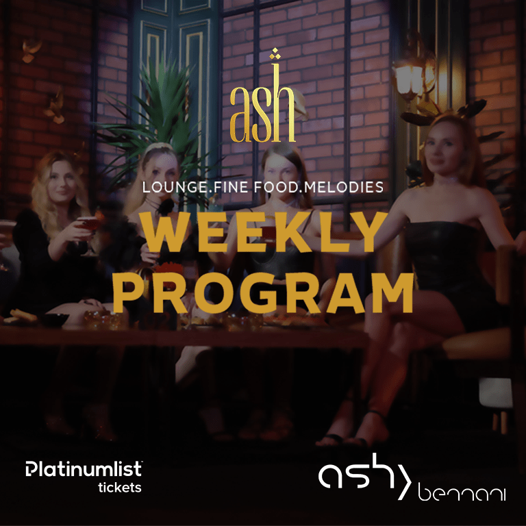 Ash Lounge Weekly Vibes - Dining Experiences by Ash Lounge