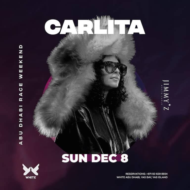 Carlita at WHITE Abu Dhabi for the Race Weekend After-Party - Nightlife by WHITE Abu Dhabi