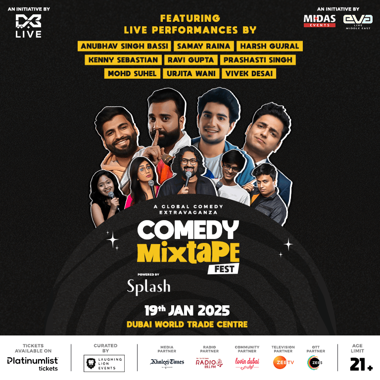 Comedy Mixtape Fest - Comedy Events by SHEIKH SAEED HALL NO 1 DUBAI WORLD TRADE CENTRE