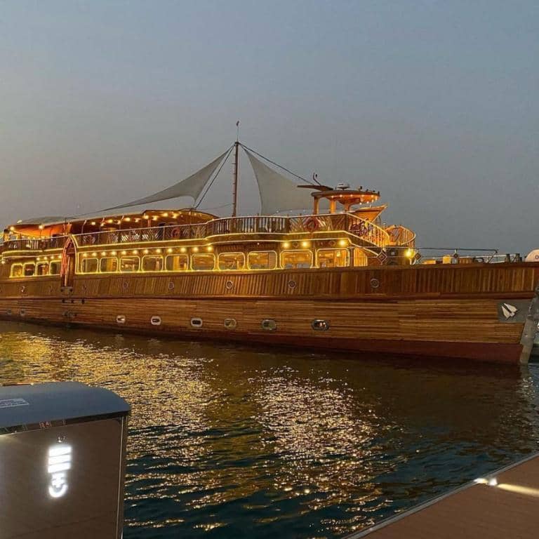 Dhow dinner cruise on Dubai creek - Boat Tours and Cruises by Rustar Dhow Cruise Dubai