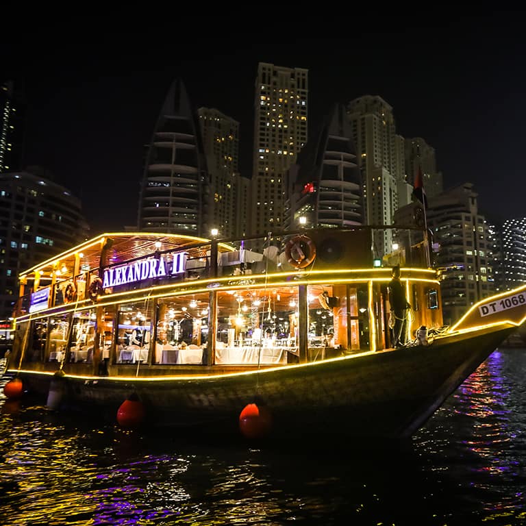 Dinner Cruise In Dubai Marina - Boat Tours and Cruises by Alexandra Boat