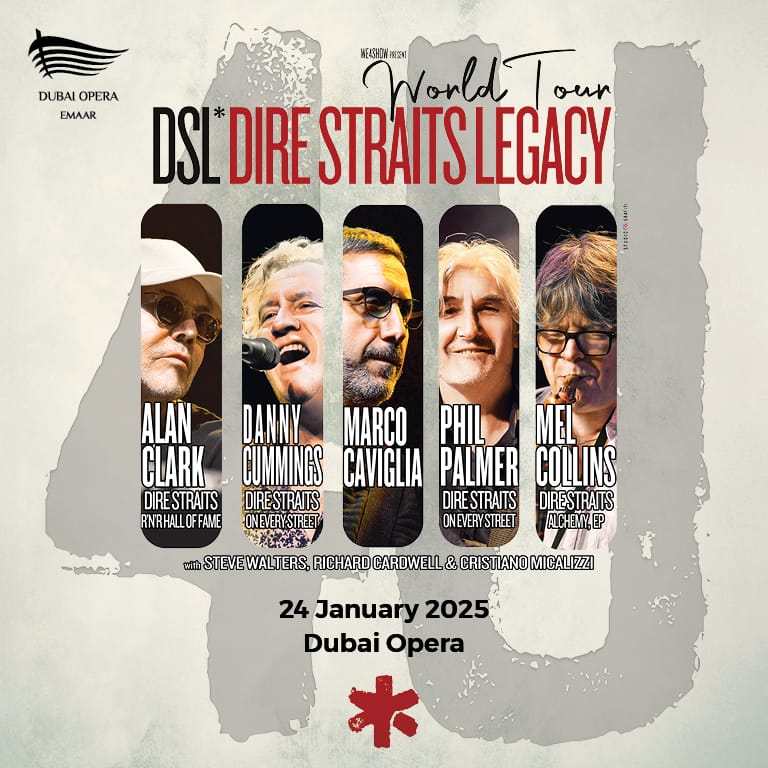 Dire Straits Legacy at Dubai Opera - Concerts by Dubai Opera