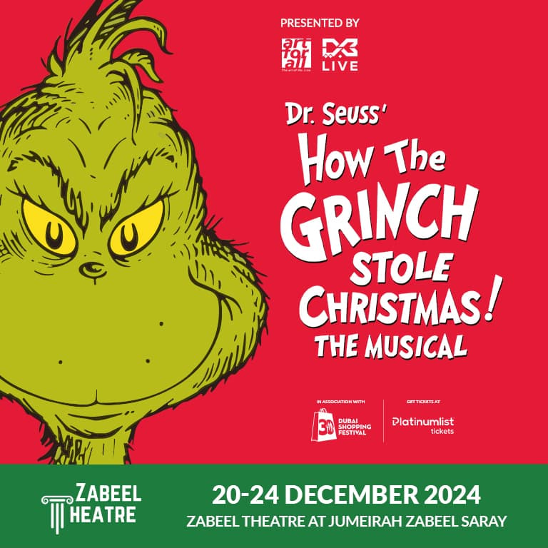 Dr. Seuss' How The Grinch Stole Christmas The Musical at Zabeel Theatre