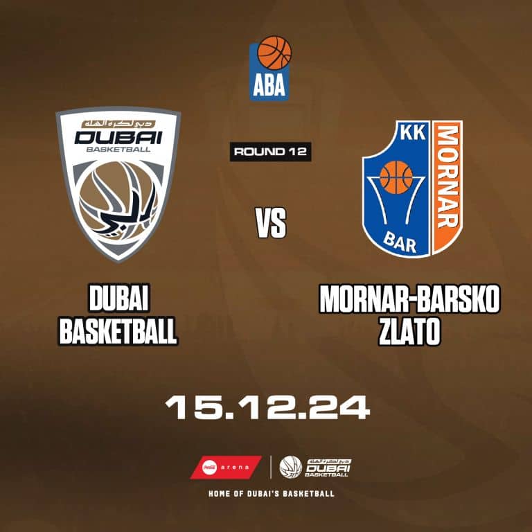 Dubai Basketball vs Mornar-Barsko Zlato Coca-Cola Arena - Sports Events by Coca-Cola Arena