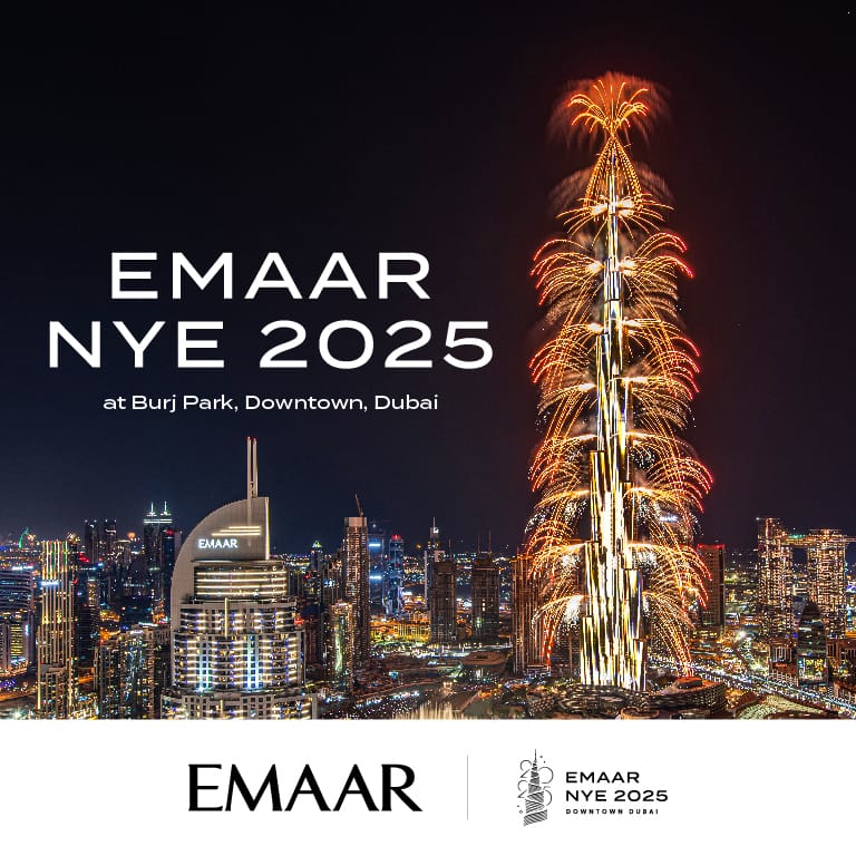 EMAAR New Year's Eve 2025 at Burj Park