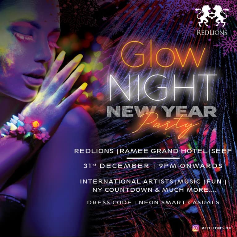 Glow Night New Year Party at Ramee Grand Hotel - New Years Eve Events by Ramee Grand Hotel & Spa