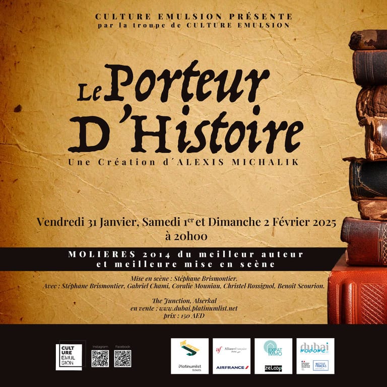 Le Porteur D'Histoire at The Junction in Dubai - Shows and Theatrical Plays by The Junction