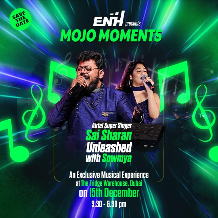 Mojo Moments - A Musical with Sai Sharan Live at The Fridge in Dubai - Concerts by The Fridge Warehouse