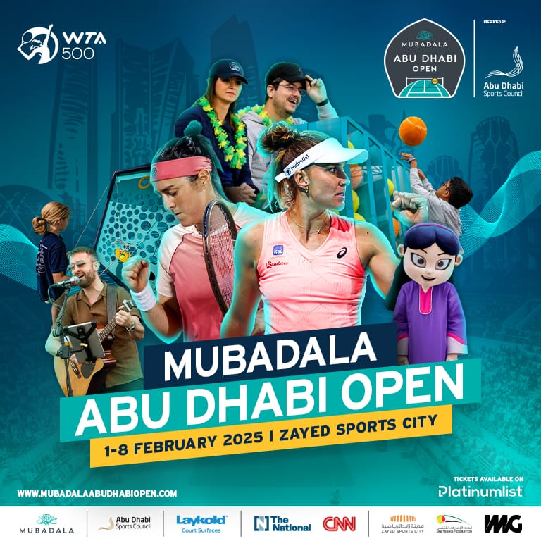 Mubadala Abu Dhabi Open 2025 - Sports Events by International Tennis Centre