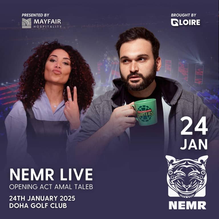 NEMR Live At Doha Golf Club - Comedy Events by Doha Golf Club