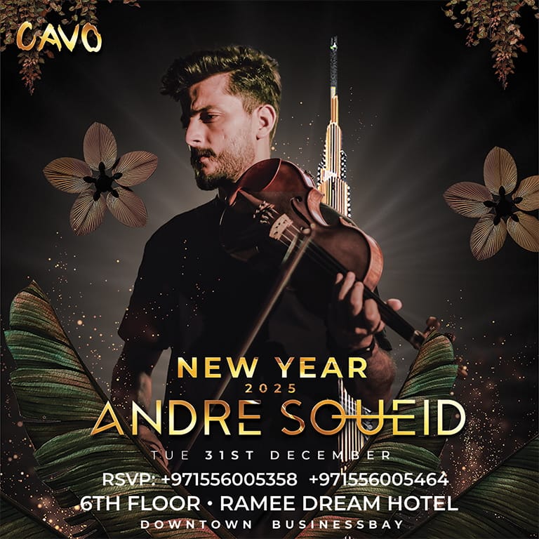 New Year's Eve with Andre Soueid at Cavo in Dubai - New Years Eve Events by Cavo