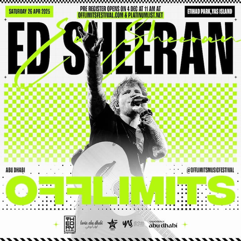 OFFLIMITS Music Festival - Headlining Ed Sheeran - Concerts by Etihad Park