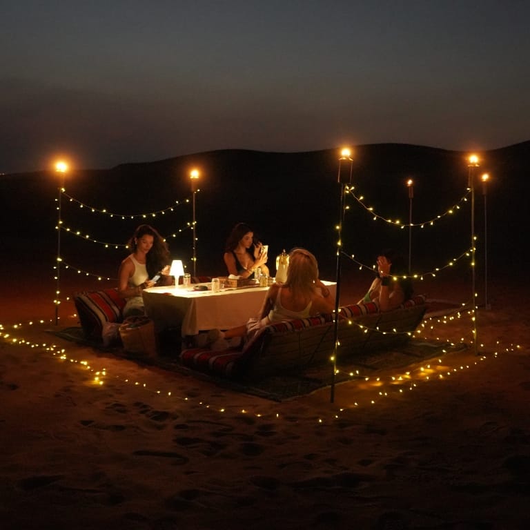 Private Dinner in the desert with optional Buggy Experience - Desert safaris by Zerzura